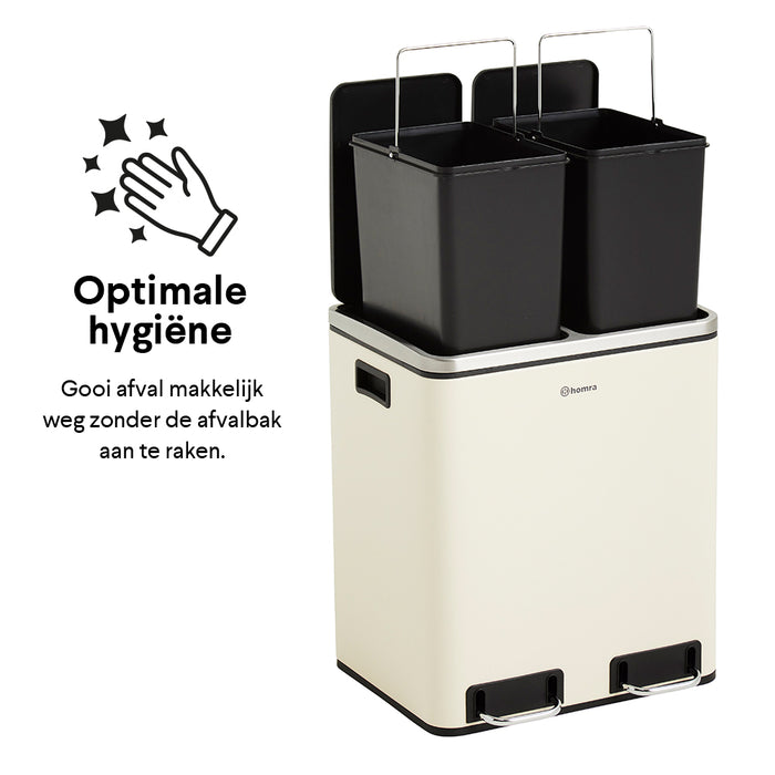 Homra Blinq Duo Pedaalemmer 30 liter (2x15 liter)