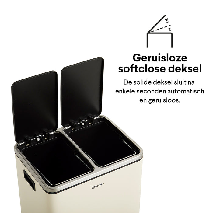 Homra Blinq Duo Pedaalemmer 30 liter (2x15 liter)