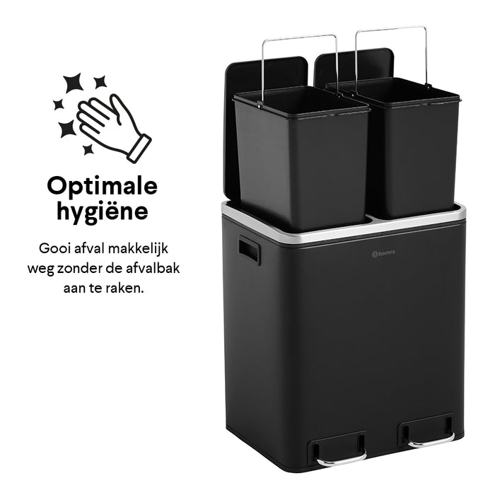Homra Blinq Duo Pedaalemmer 30 liter (2x15 liter)