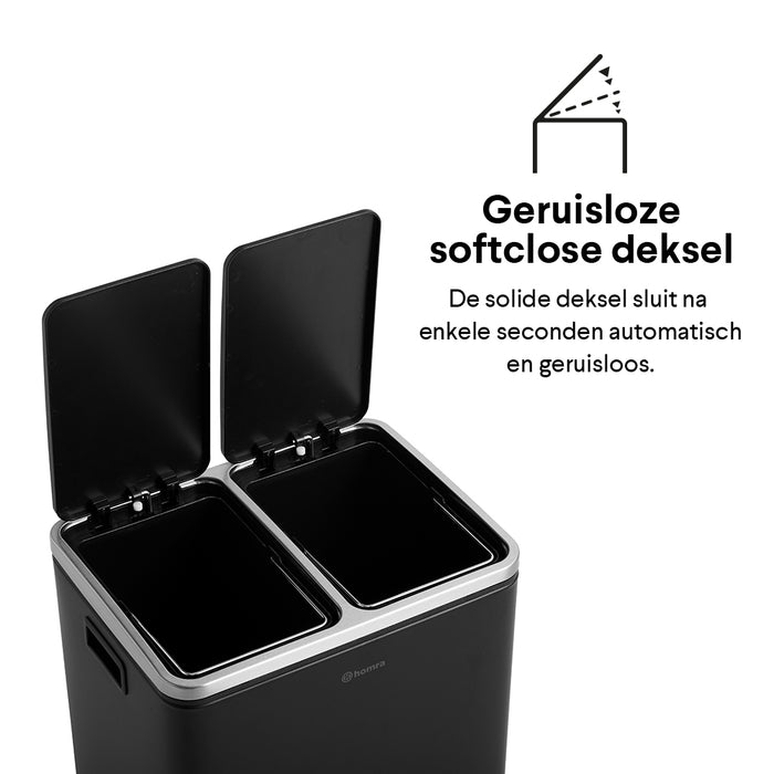 Homra Blinq Duo Pedaalemmer 30 liter (2x15 liter)