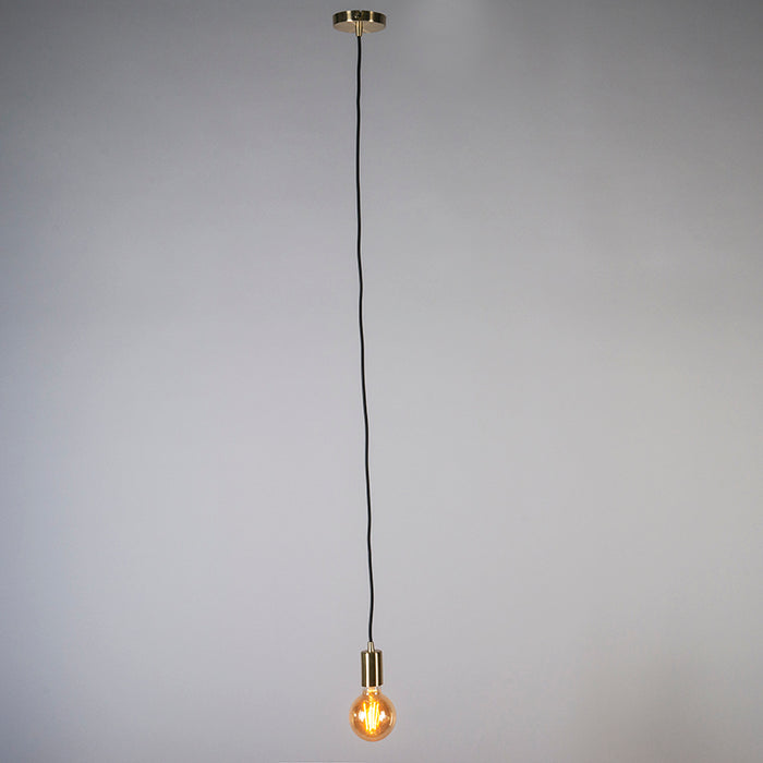 QAZQA Moderne hanglamp goud - Facil