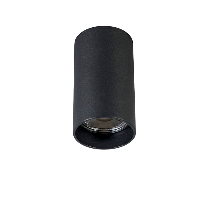 QAZQA Moderne opbouwspot zwart 5,5cm GU10 50mm - Tuba