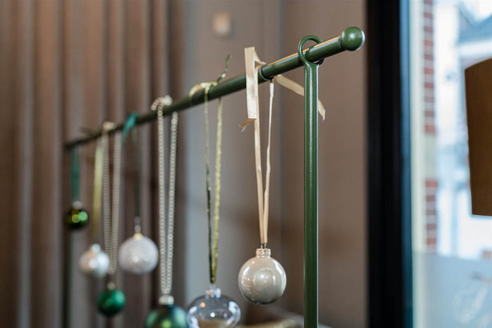 MaximaVida metalen decoratieframe Babs tot 250 cm lengte olijfgroen