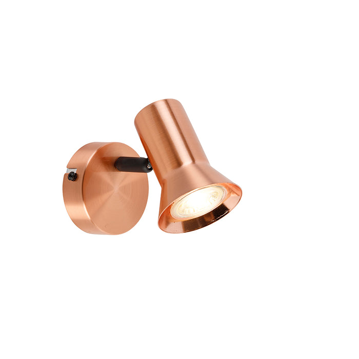 QAZQA Plafondlamp karin - Koper - Modern - L 130mm