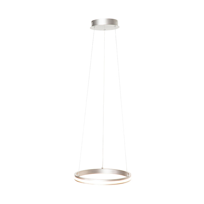 QAZQA LED Hanglamp navara - Staal - Design - D 390mm