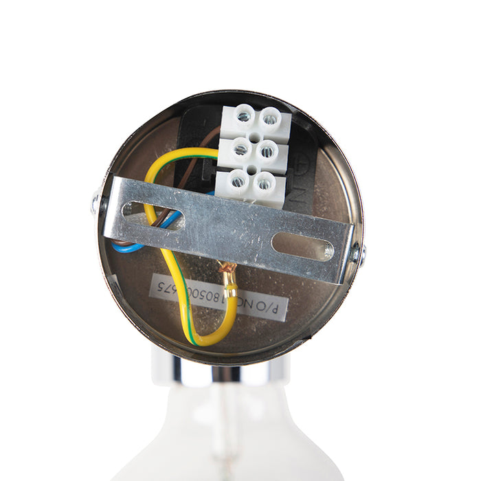 QAZQA Moderne wandlamp chroom kantelbaar - Facil