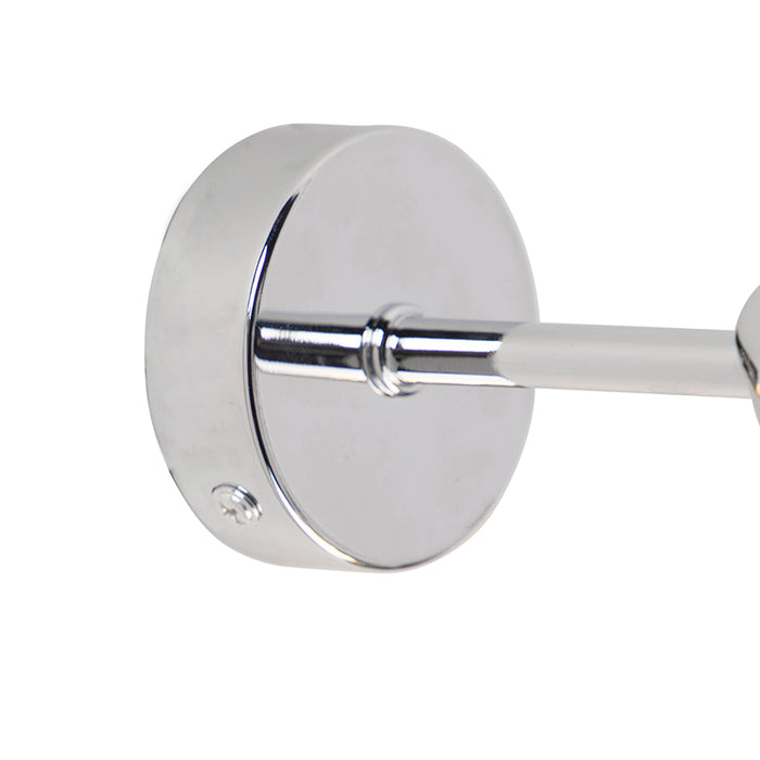 QAZQA Moderne wandlamp chroom kantelbaar - Facil