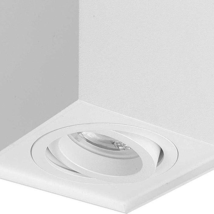 HighLight plafondlamp Maxi Rebel 1 lichts vierkant - wit