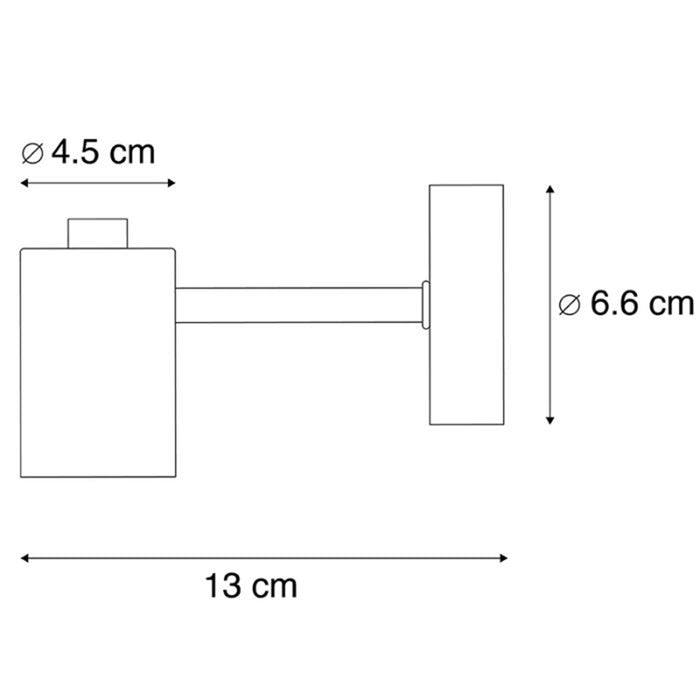 QAZQA Art deco wandlamp koper kantelbaar - Facil