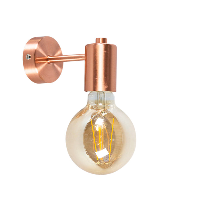 QAZQA Art deco wandlamp koper kantelbaar - Facil