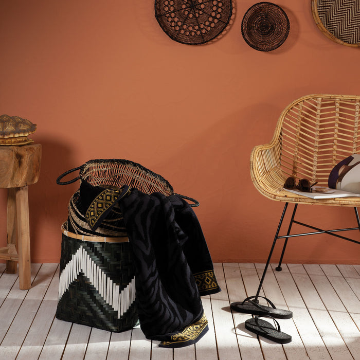 Seahorse Masai - Strandlaken - Katoen - 100x180cm - Zwart