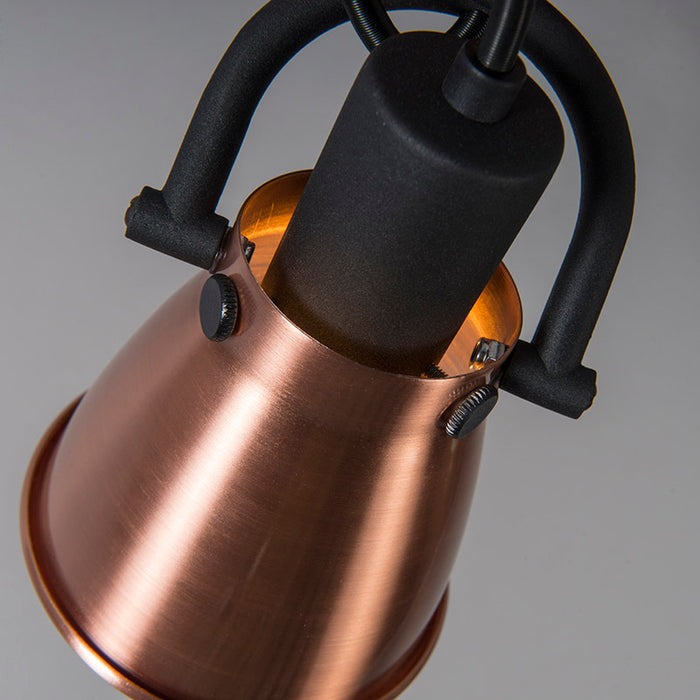 QAZQA Klassieke plafondspot koper kantelbaar - Jos