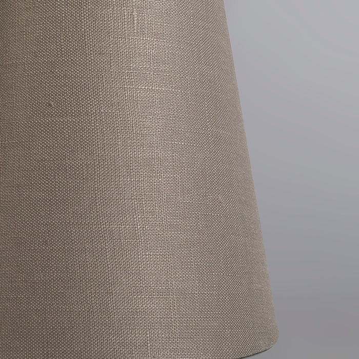 QAZQA Kroonluchter crème 60 cm met taupe klemkappen - Giuseppe