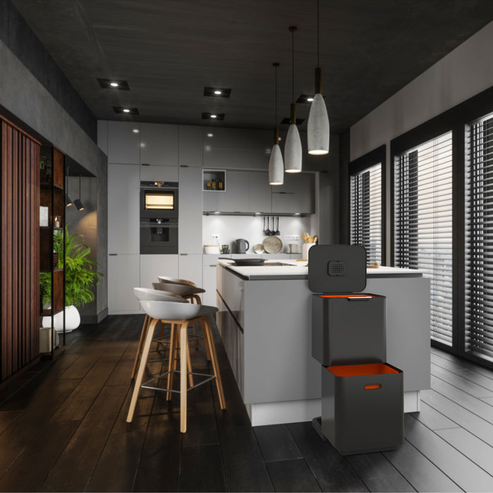 Joseph Joseph Intelligent Waste Afvalemmer Totem Max 60 Liter (30+30 Liter)