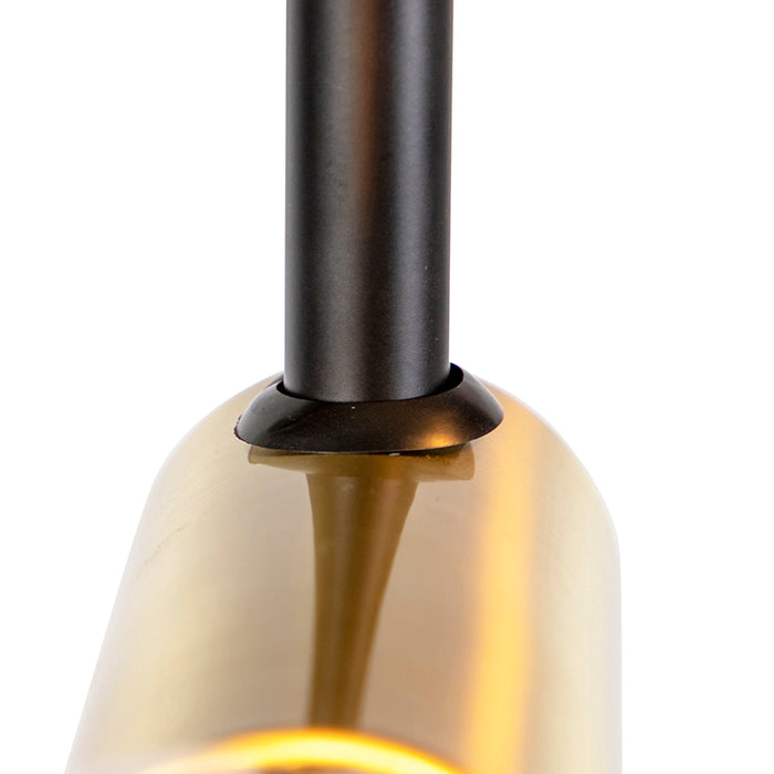 QAZQA Vloerlamp facil - Goud|messing - Modern - D 255mm