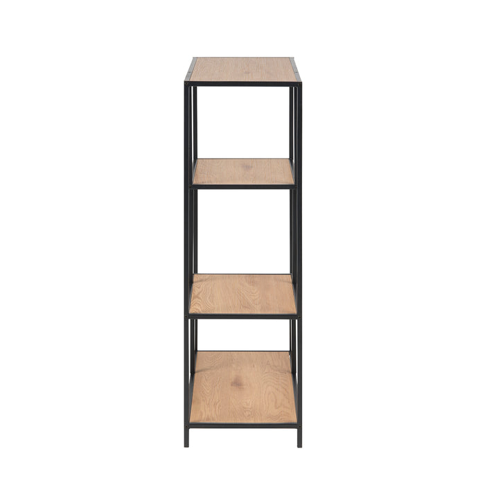 Lisomme Vic Boekenkast van Metaal en Hout - B 77 cm - Naturel