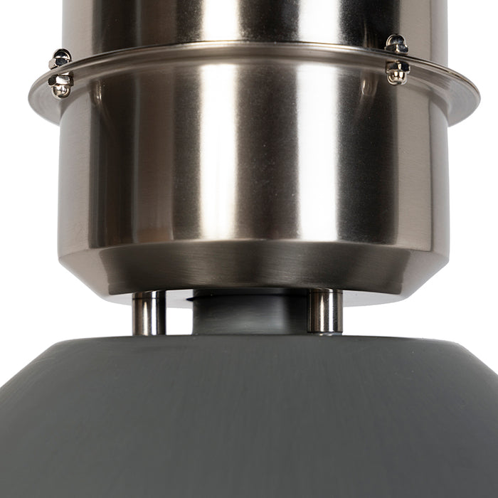 QAZQA Industriele hanglamp betonlook - Flynn