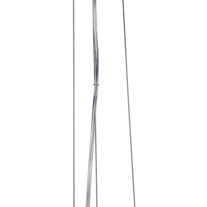 QAZQA Industriële hanglamp zwart met goud 70 cm - Magna