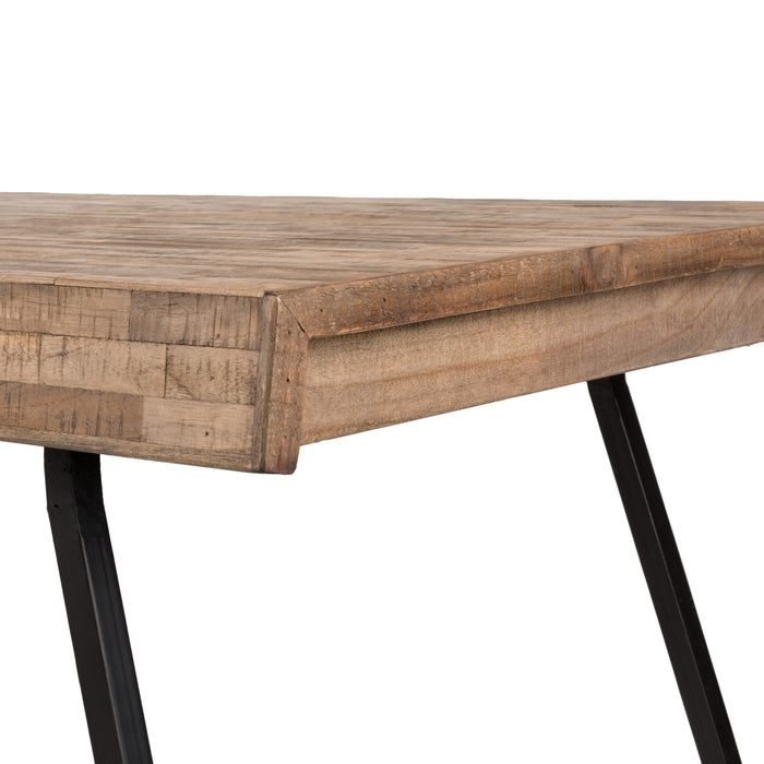 by fonQ Tygo Eettafel - 200 x 90 cm - Bruin