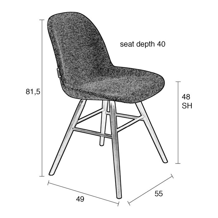 Zuiver Albert Kuip Stoel