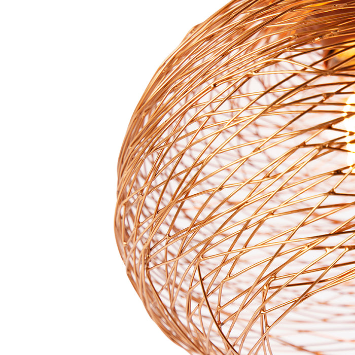 QAZQA Design plafondlamp koper - Sarella