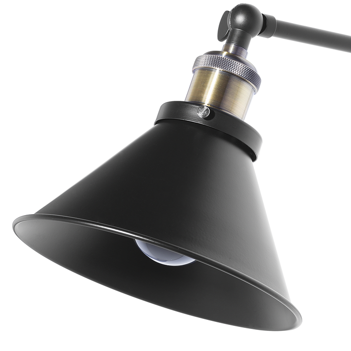 Beliani - NARVA - Wandlamp - Zwart - Metaal