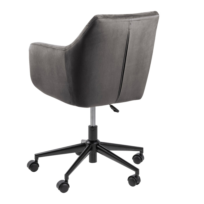 by fonQ basic Comfy Bureaustoel - Donkergrijs