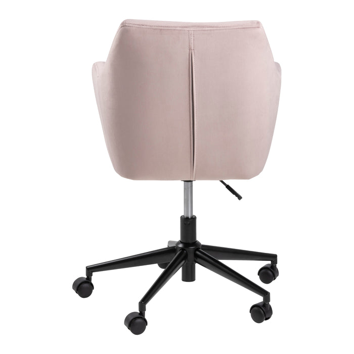 by fonQ basic Comfy Bureaustoel - Roze