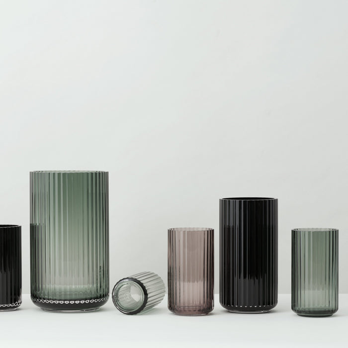 Lyngby Porcelæn Mondgeblazen Vaas Rood H 20,5 cm