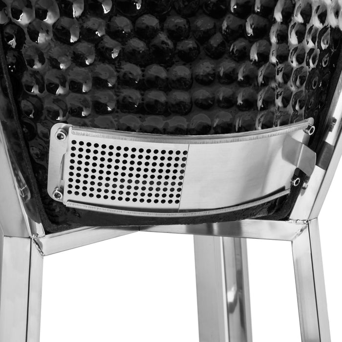 Patton Kamado Grill Keramische Barbecue 21" B 130 x D 74 cm