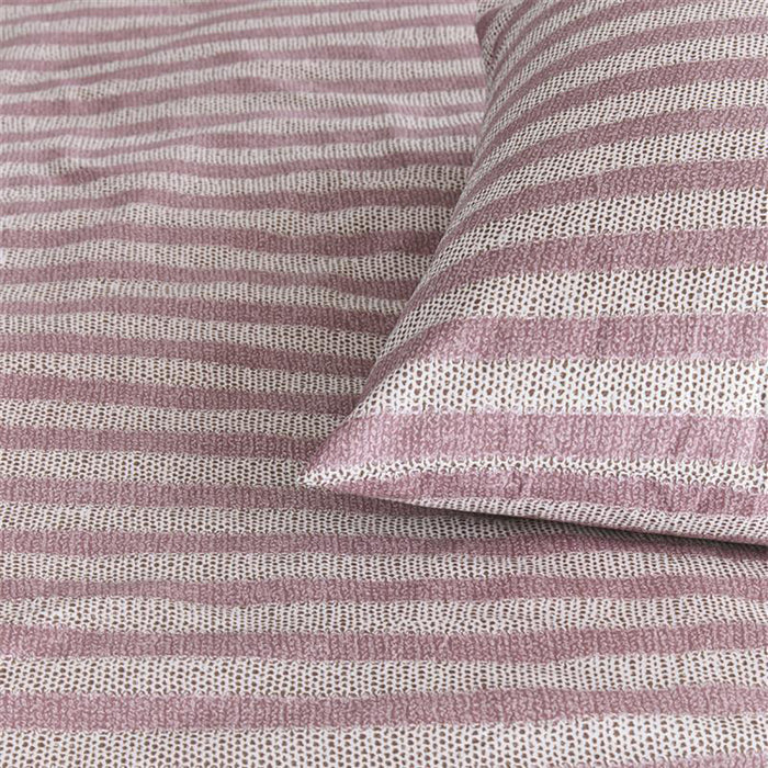 Ariadne at Home Knit Stripes Dekbedovertrek 140 x 200/220 cm - Lila