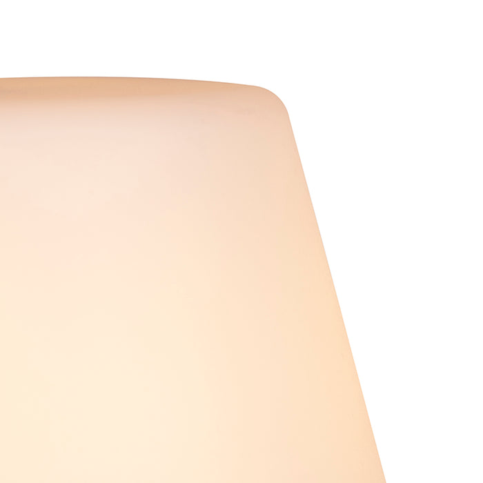 QAZQA Moderne buiten vloerlamp zwart - Virginia