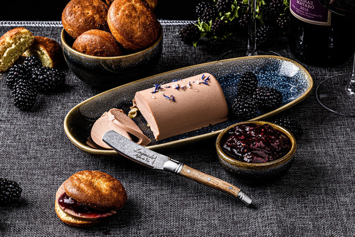 Laguiole Style de Vie Luxury Line botermessen 4-delig, eikenhout