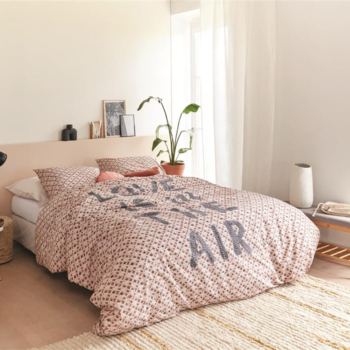 Ariadne at Home Love Is Dekbedovertrek 140 x 200/220 cm - Zwart/Wit