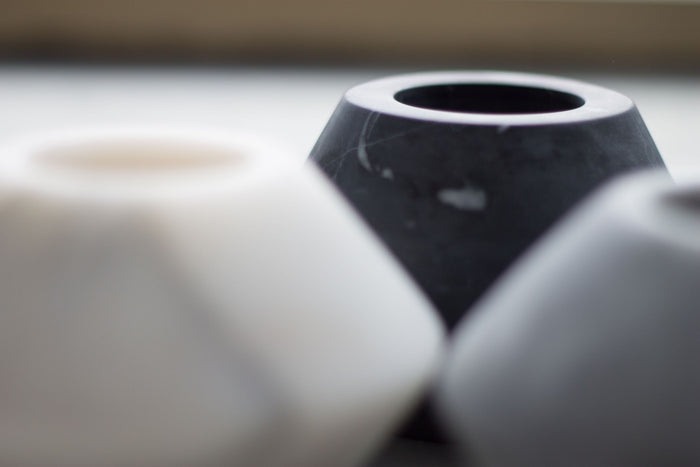 TAK Design - Marmer Theelicht Marmer Geo 12 x 7 cm