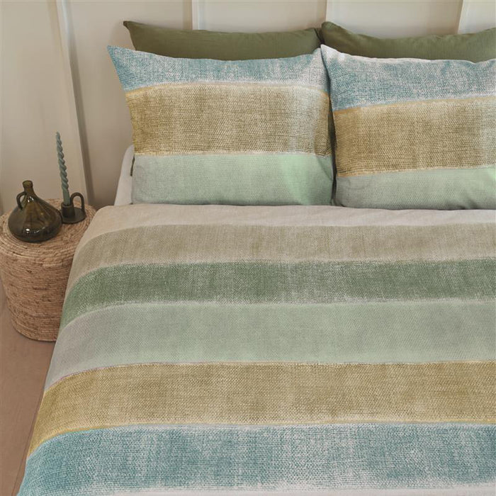 Ariadne at Home Soft Linen Dekbedovertrek 200 x 200/220 cm - Groen