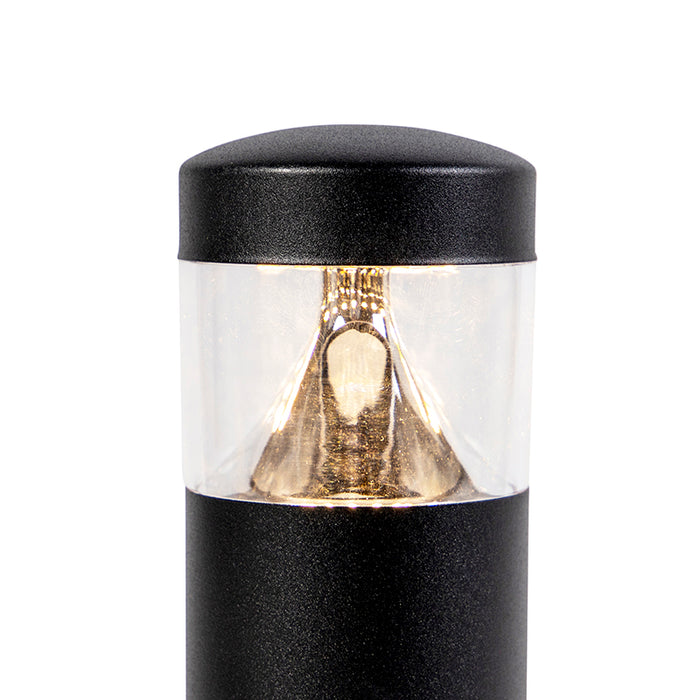 QAZQA Moderne buitenlamp zwart 40 cm IP44 incl. LED - Roxy