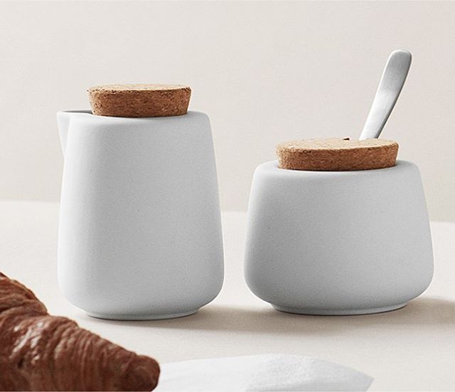 Viva Scandinavia Melk en Suiker set Nicola Wit