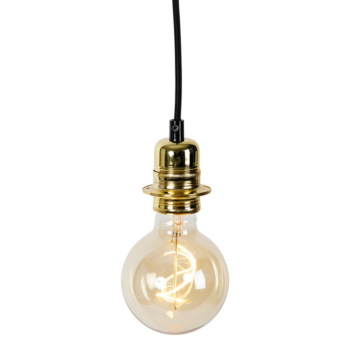 QAZQA Hanglamp cava luxe - Goud|messing - Modern - D 100mm