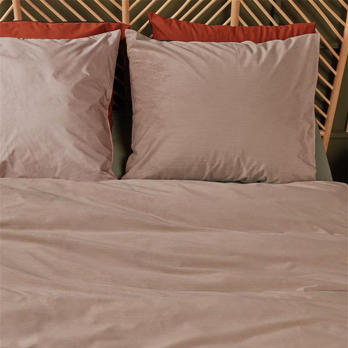 At Home by Beddinghouse Cosy Corduroy Dekbedovertrek 200 x 200|220 cm - Naturel
