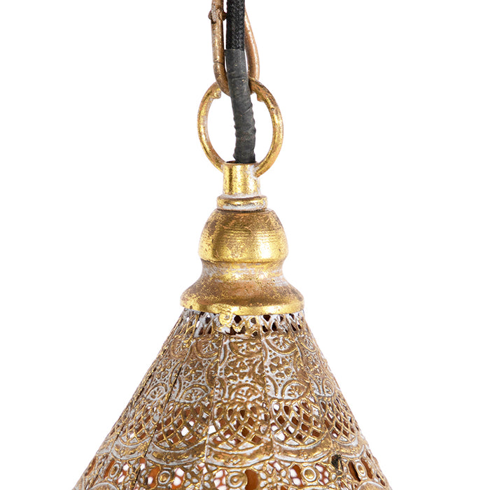 QAZQA Hanglamp mowgli - Goud|messing - Oosters - D 280mm