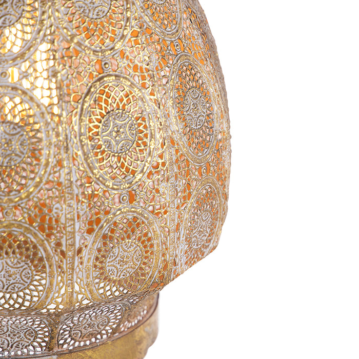 QAZQA Hanglamp mowgli - Goud|messing - Oosters - D 280mm