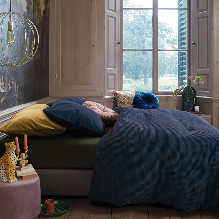 At Home by Beddinghouse Relax Dekbedovertrek 200 x 200/220 cm - Donkerblauw