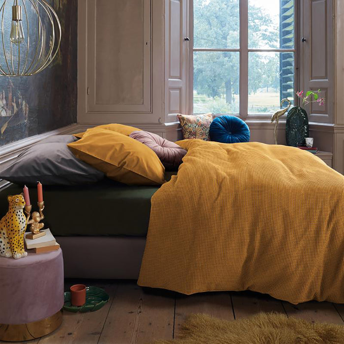 At Home by Beddinghouse Relax Dekbedovertrek 200 x 200/220 cm - Oker