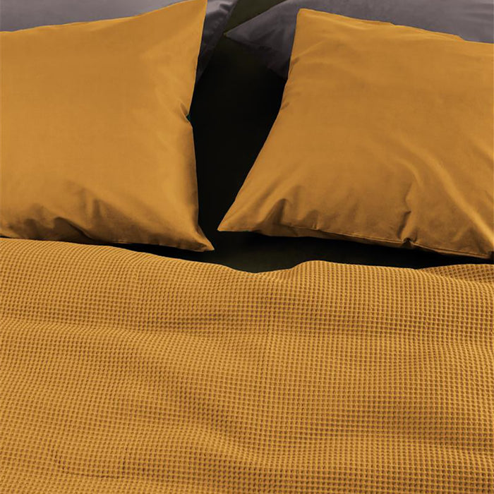 At Home by Beddinghouse Relax Dekbedovertrek 200 x 200/220 cm - Oker