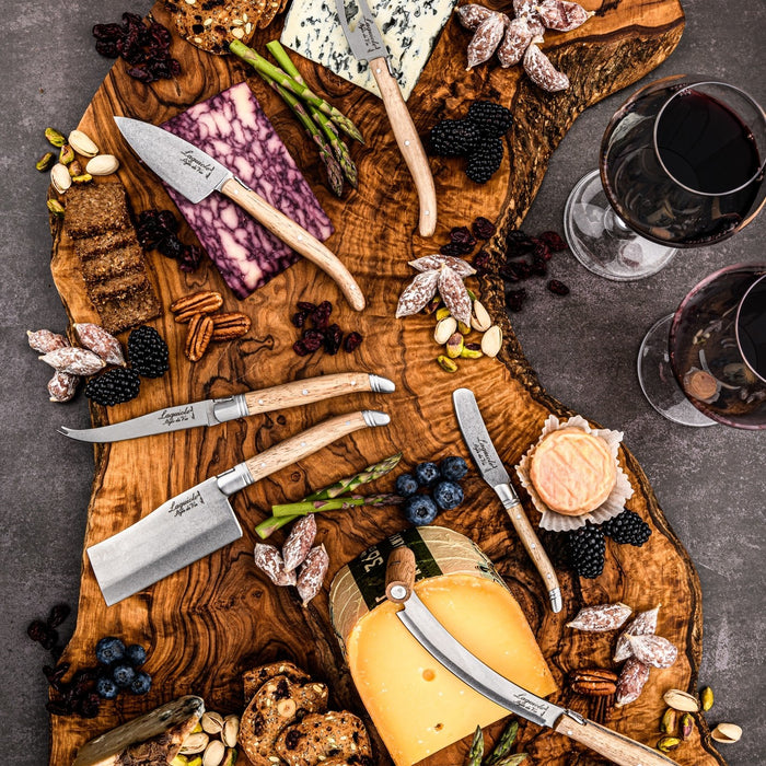 Laguiole Style de Vie Luxury Line kaasmessenset 3-delig, eikenhout