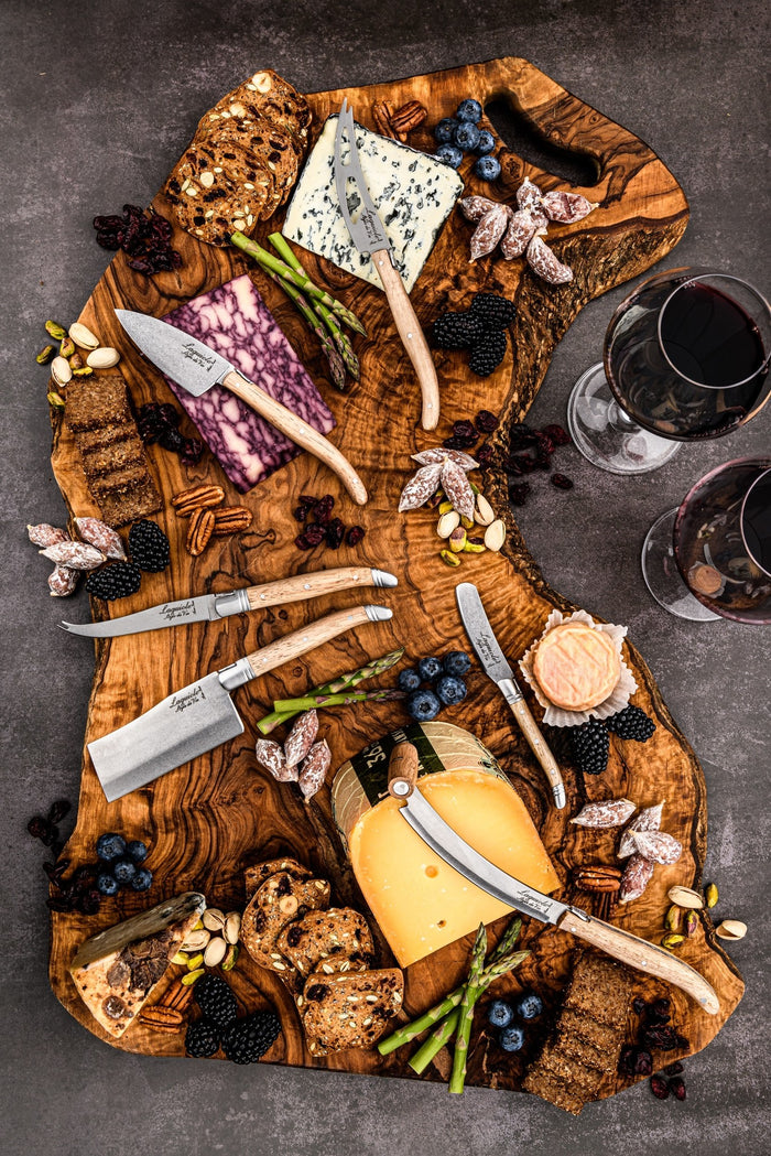 Laguiole Style de Vie Luxury Line kaasmessenset 3-delig, eikenhout