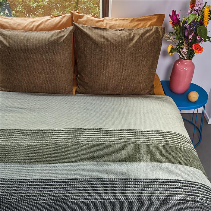 Beddinghouse Bruno Dekbedovertrek 140 x 200/220 cm - Groen