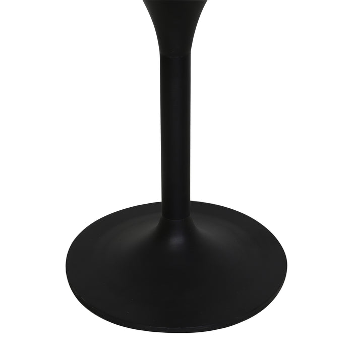 Light & Living Eettafel Biboca - Acacia Hout/Zwart - Ø140x78 cm