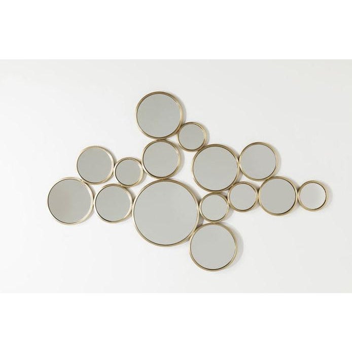 Kare Design Bubbles Spiegel - B138xH93 Cm - Messing Goud